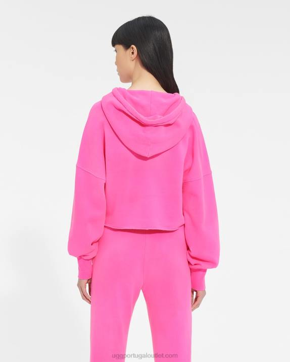 caramelo rosa moletom cropped keira UGG 20TJ1292 mulheres