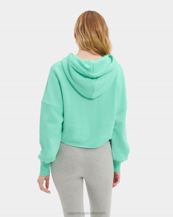 esmeralda pálida moletom cropped keira UGG 20TJ1291 mulheres