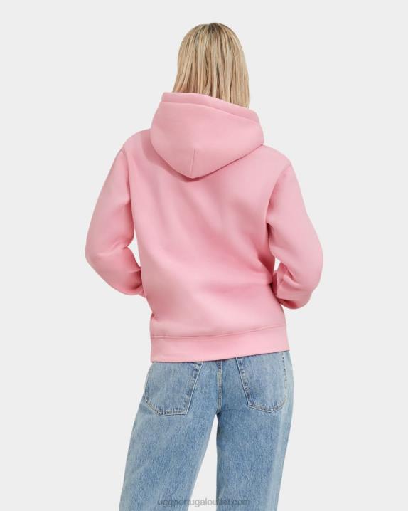 florescer moletom com logo fuzzy rey UGG 20TJ900 mulheres