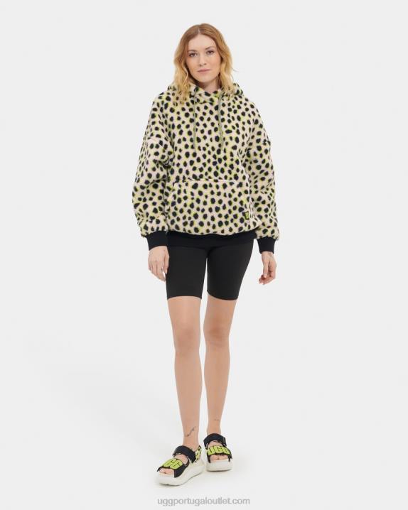 limão loyra sherpa moletom com capuz animalia UGG 20TJ104 mulheres