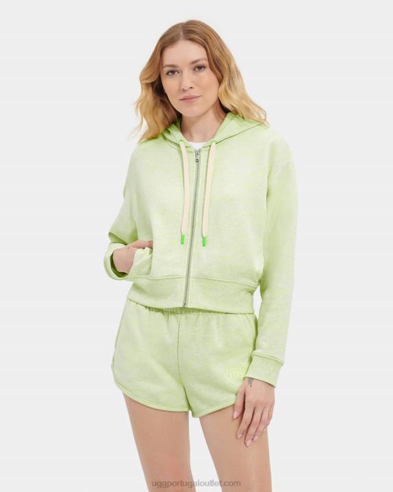 melange neon verde moletom com capuz camari melange UGG 20TJ1139 mulheres