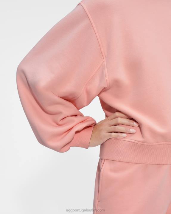 opala rosa gola redonda manga balão brook UGG 20TJ1365 mulheres