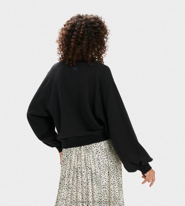 preto gola redonda manga balão brook UGG 20TJ1362 mulheres