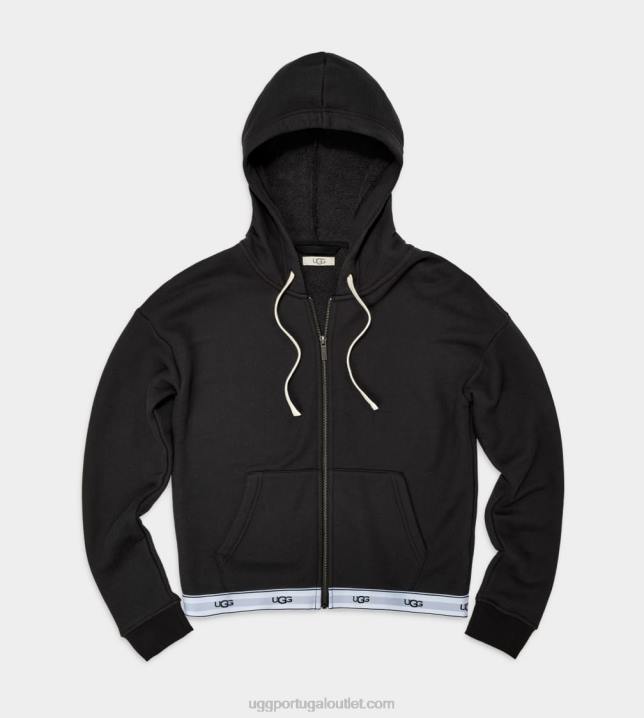 preto moletom com zíper sena UGG 20TJ111 mulheres