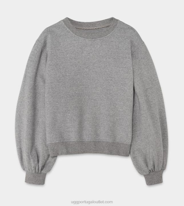 urze cinza gola redonda manga balão brook UGG 20TJ1361 mulheres