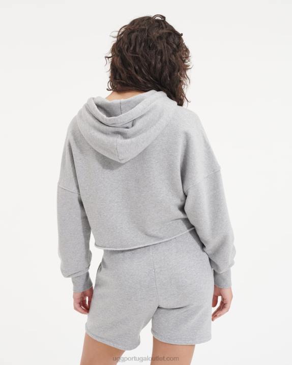 urze cinza moletom cropped keira UGG 20TJ1295 mulheres