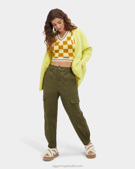azeitona queimada calça cargo kensley UGG 20TJ1251 mulheres