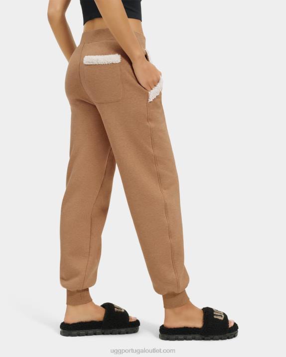 camelo urze calça de lã colada daylin UGG 20TJ1247 mulheres