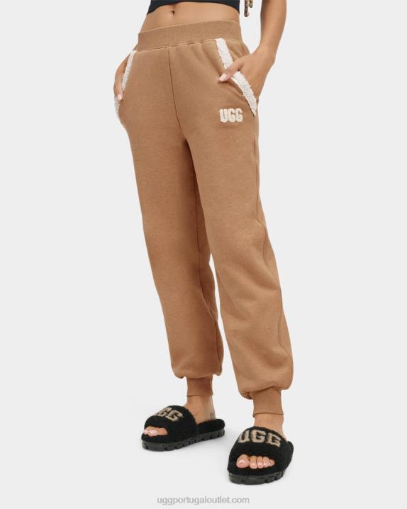 camelo urze calça de lã colada daylin UGG 20TJ1247 mulheres