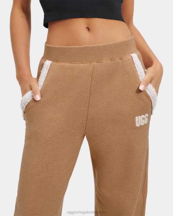 camelo urze calça de lã colada daylin UGG 20TJ1247 mulheres