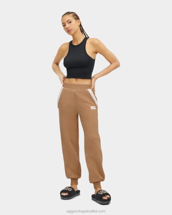 camelo urze calça de lã colada daylin UGG 20TJ1247 mulheres