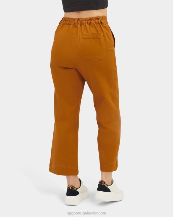 mostarda marrom calça etna UGG 20TJ2077 mulheres