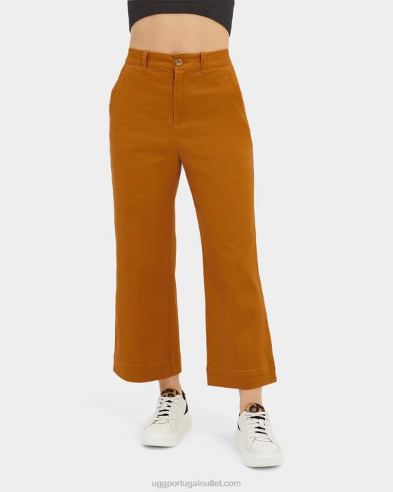 mostarda marrom calça etna UGG 20TJ2077 mulheres