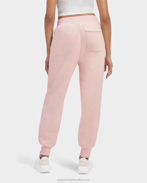 névoa rosa logo da calça de lã colada daylin UGG 20TJ1065 mulheres