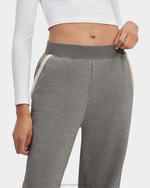 selo logo da calça de lã colada daylin UGG 20TJ1066 mulheres