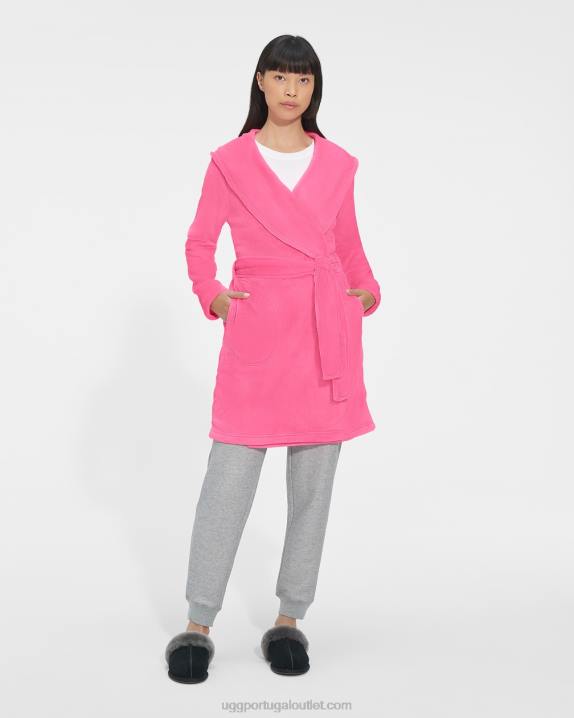 caramelo rosa roupão de lã miranda UGG 20TJ147 mulheres