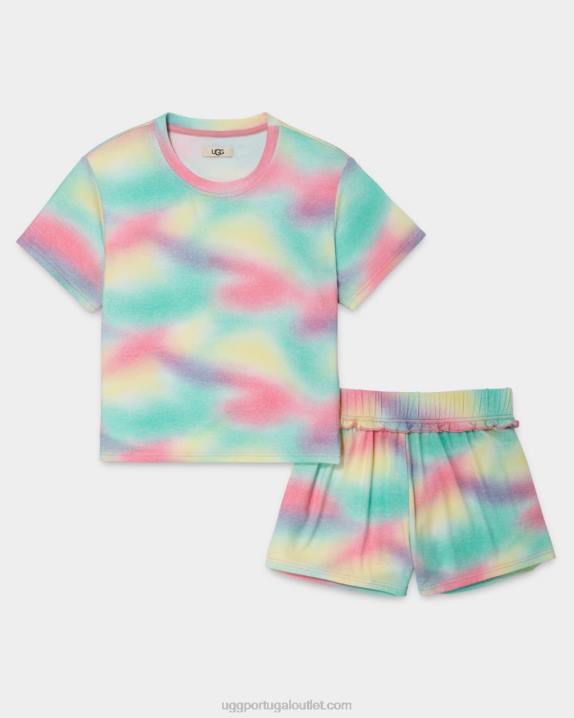 mistura de arco-íris conjunto de aniyah UGG 20TJ864 mulheres