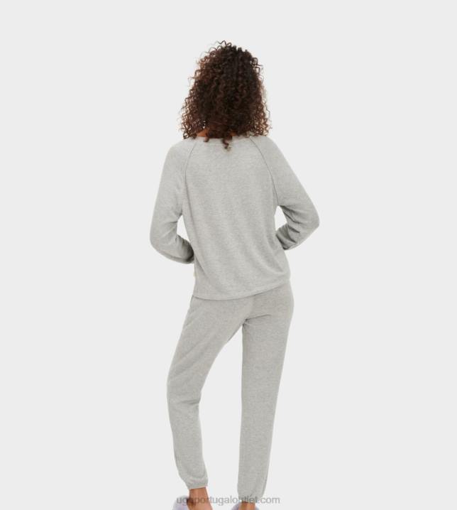 urze cinza conjunto de empena UGG 20TJ930 mulheres