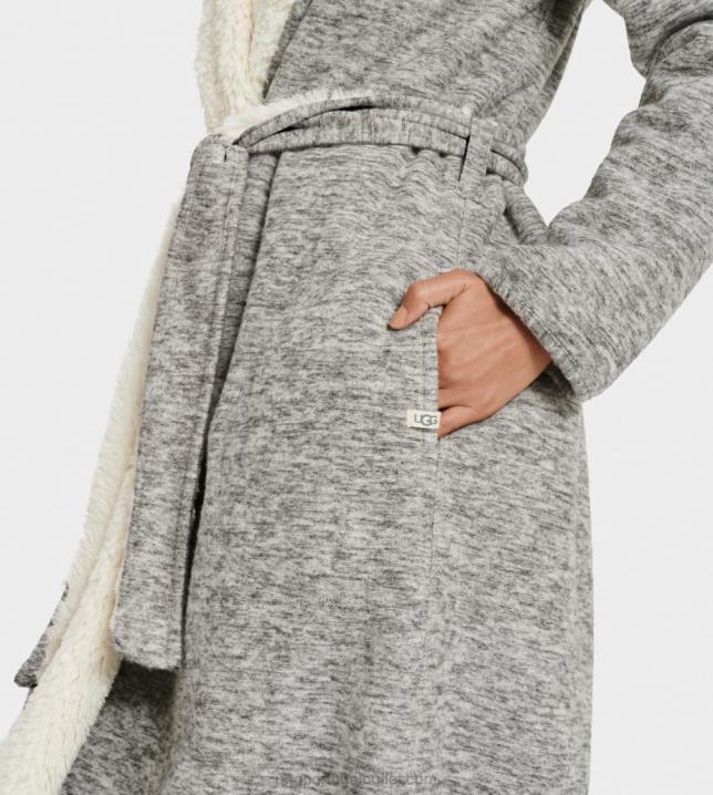 urze cinza roupão reversível portola UGG 20TJ1135 mulheres