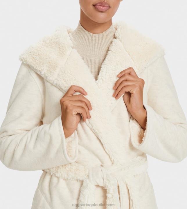 urze creme roupão reversível portola UGG 20TJ1134 mulheres