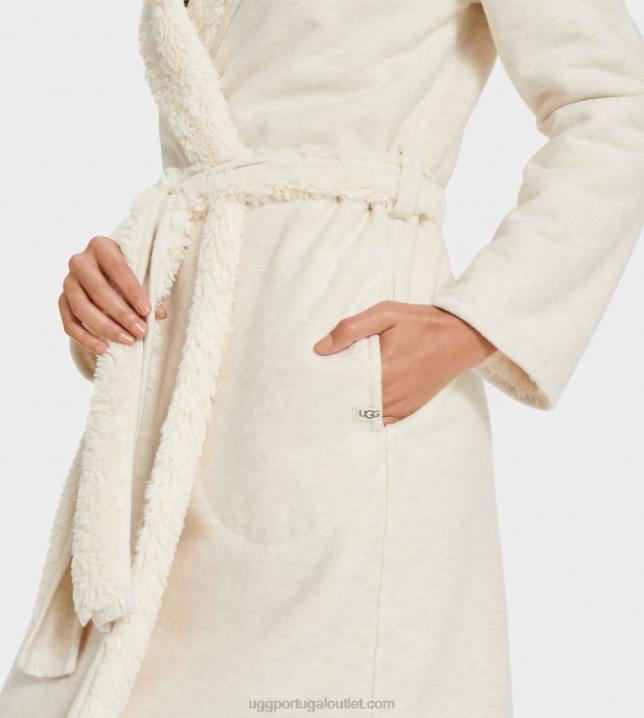 urze creme roupão reversível portola UGG 20TJ1134 mulheres