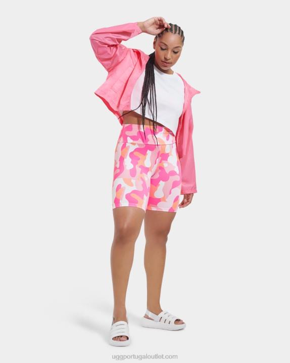 camopop rosa caramelo rilynn biker curta camuflagem UGG 20TJ2052 mulheres