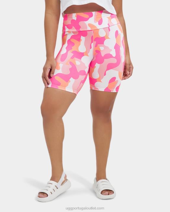 camopop rosa caramelo rilynn biker curta camuflagem UGG 20TJ2052 mulheres