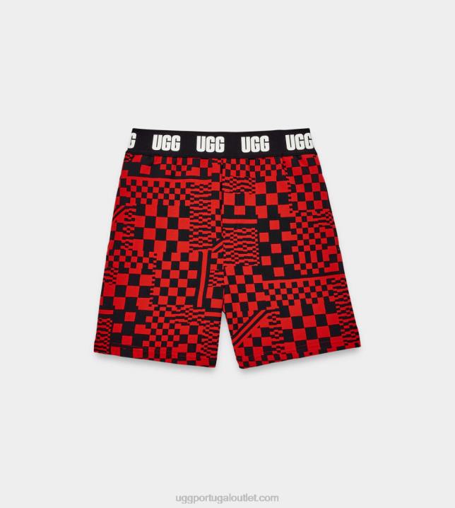cheques inflamados/pretos cheques curtos chrissy UGG 20TJ1054 mulheres