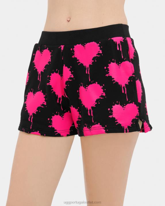 preto/rosa caramelo noni curto UGG 20TJ180 mulheres