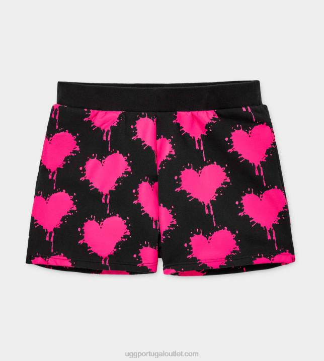 preto/rosa caramelo noni curto UGG 20TJ180 mulheres