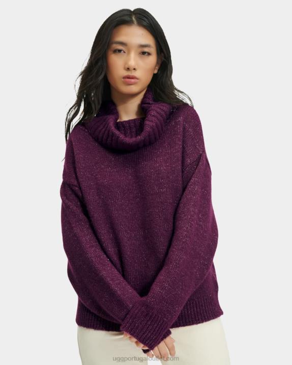 ameixa profunda suéter gola alta lylah metalizado UGG 20TJ1127 mulheres