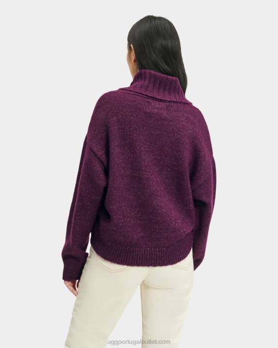 ameixa profunda suéter gola alta lylah metalizado UGG 20TJ1127 mulheres
