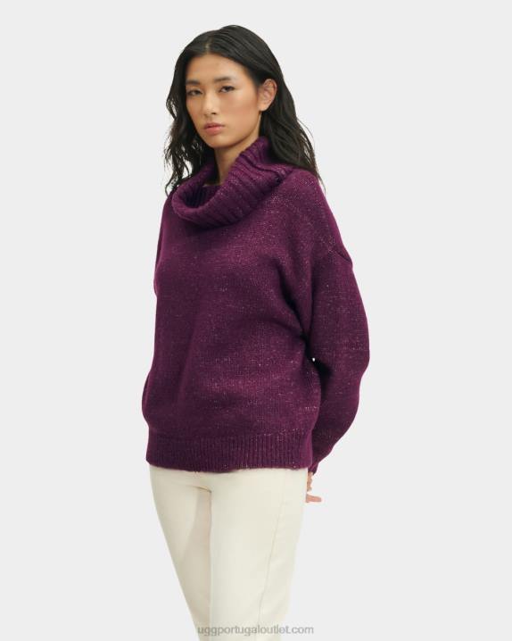 ameixa profunda suéter gola alta lylah metalizado UGG 20TJ1127 mulheres