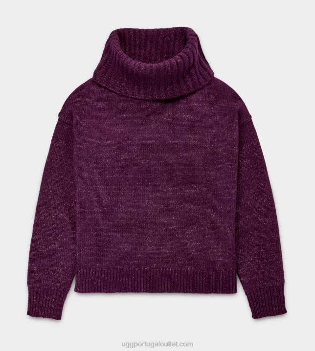 ameixa profunda suéter gola alta lylah metalizado UGG 20TJ1127 mulheres
