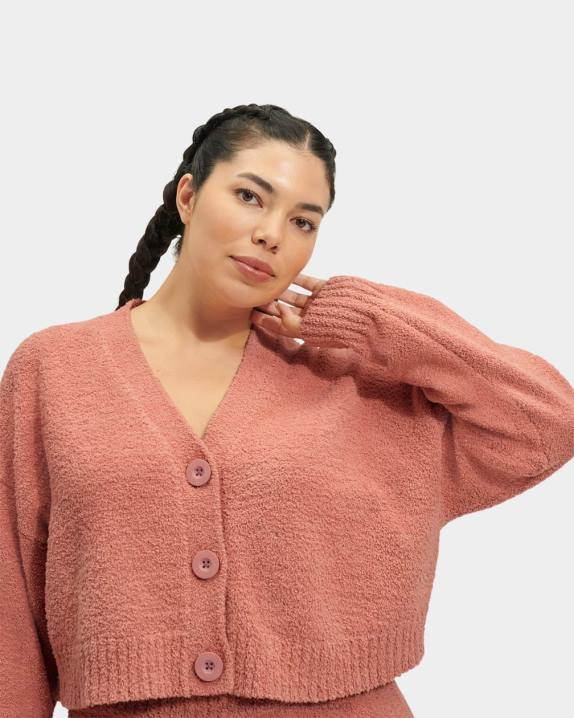 coral do deserto cardigã cropped nyomi UGG 20TJ156 mulheres