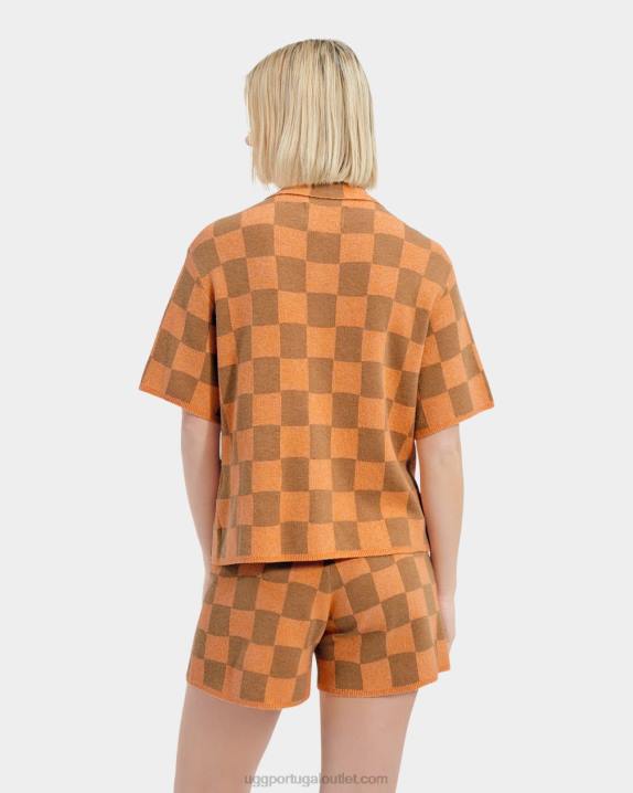 laranja/marrom suéter jeans jeannie UGG 20TJ973 mulheres