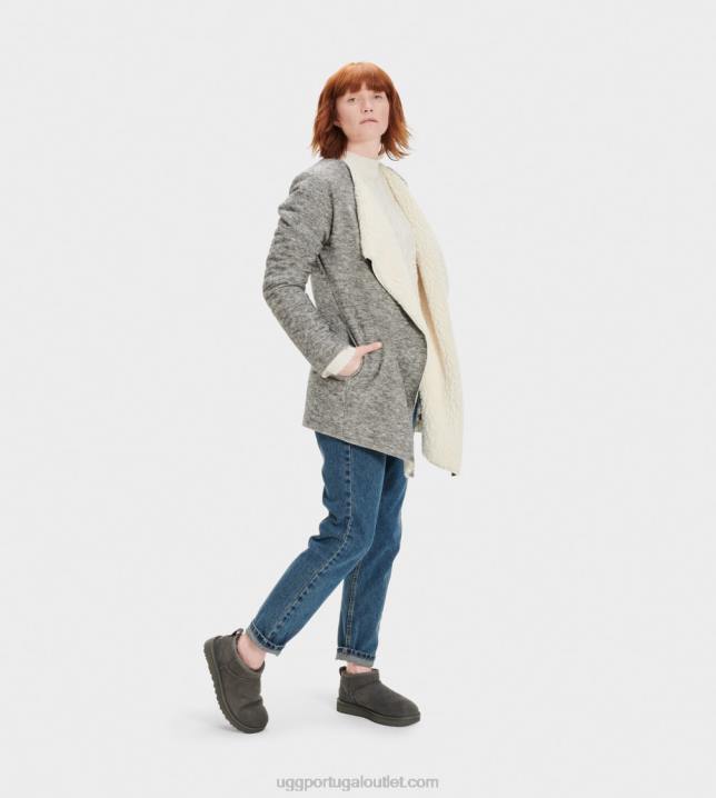 urze cinza cardigan xale abriana UGG 20TJ112 mulheres