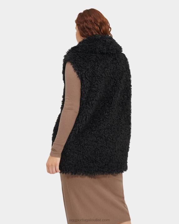 alcatrão colete de pele falsa tammie UGG 20TJ85 mulheres