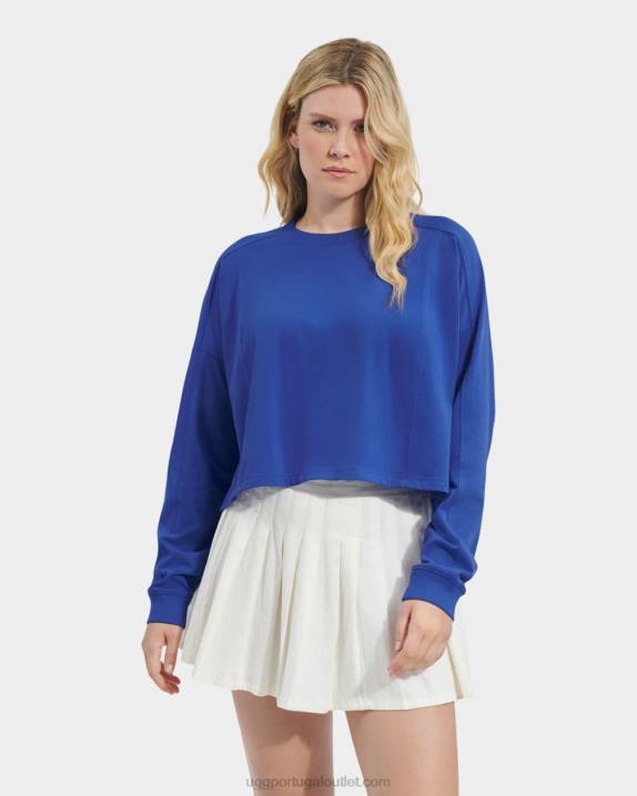 azul top cropped manga longa delylah UGG 20TJ2172 mulheres