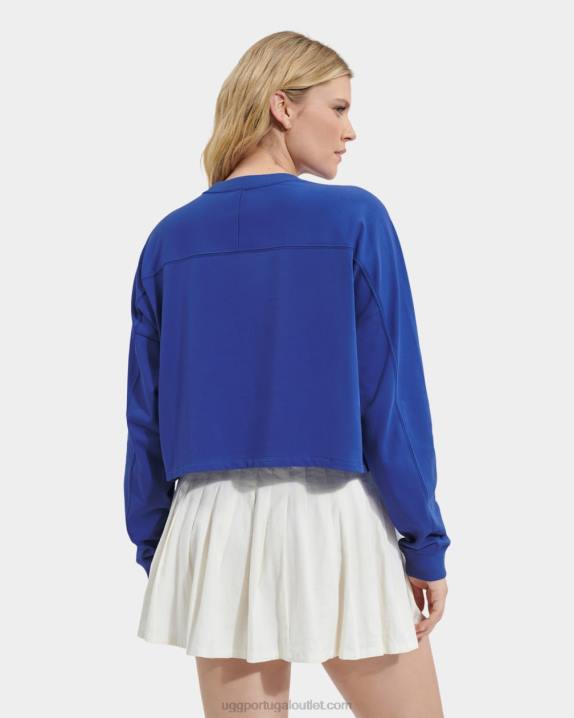 azul top cropped manga longa delylah UGG 20TJ2172 mulheres