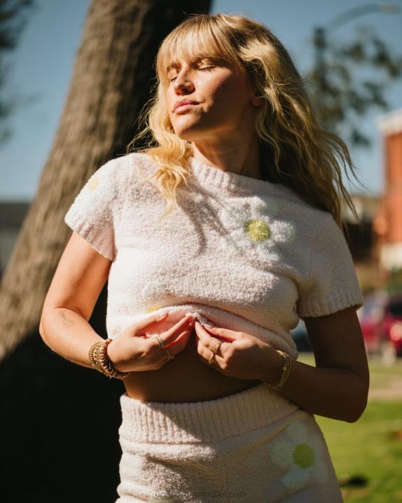 flor de lótus top zadie UGG 20TJ938 mulheres