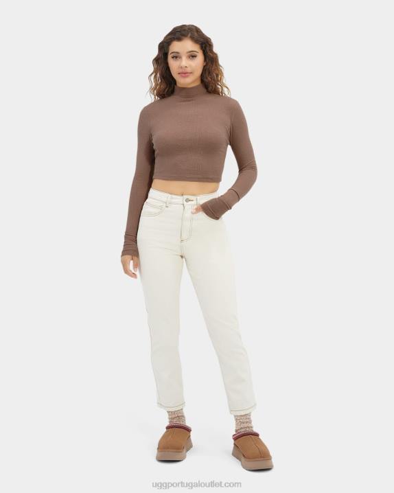 tartaruga nimah top com gola nervurada UGG 20TJ1078 mulheres