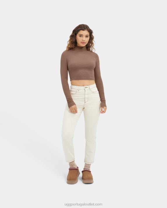 tartaruga nimah top com gola nervurada UGG 20TJ1078 mulheres