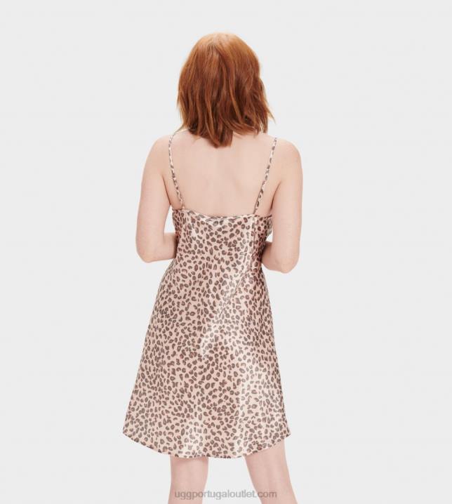 blush de leopardo vestido deslizante theda UGG 20TJ1319 mulheres