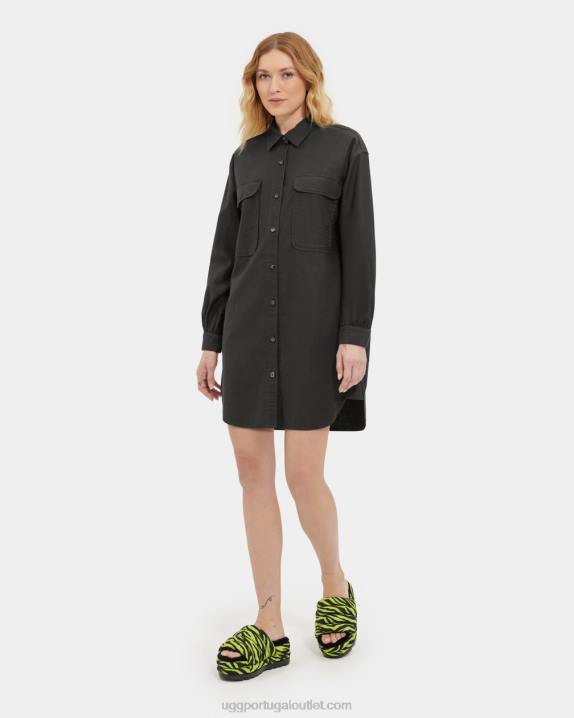 carvão vestido oversized addley UGG 20TJ1146 mulheres