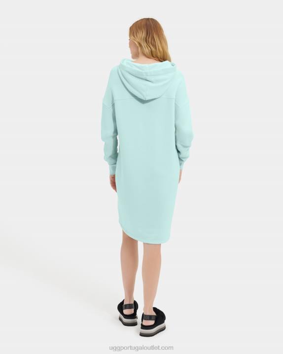 lago cristalino vestido com capuz aderyn UGG 20TJ1326 mulheres