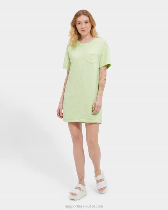 melange neon verde nadia t-shirt vestido melange UGG 20TJ1104 mulheres