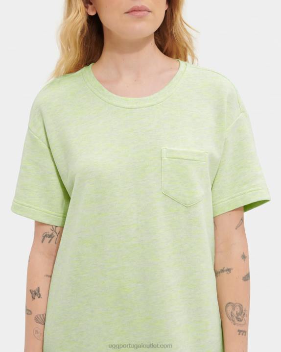 melange neon verde nadia t-shirt vestido melange UGG 20TJ1104 mulheres