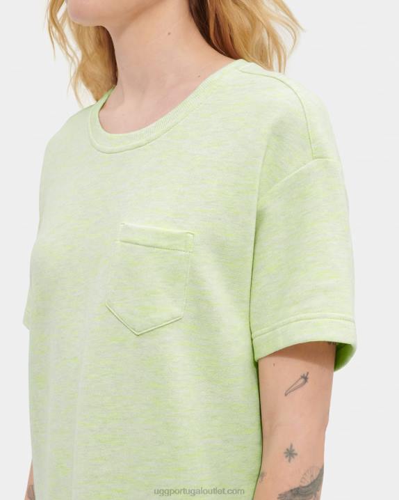 melange neon verde nadia t-shirt vestido melange UGG 20TJ1104 mulheres