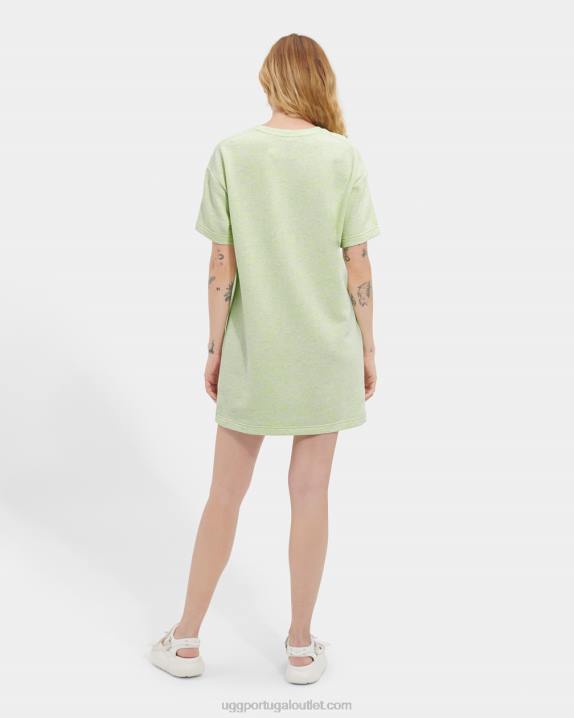 melange neon verde nadia t-shirt vestido melange UGG 20TJ1104 mulheres